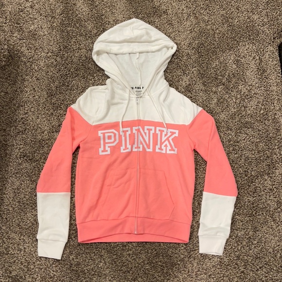 Pink and white PINK jacket - Picture 1 of 3